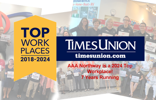 AAA Northway Top Places to Work 2019, 2019, 2020, 2021, 2022, 2023, 2024